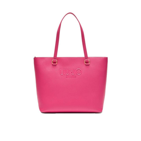 Borsa donna shopping media Halona Liu Jo AA5321E008782333-Dark Pink Valigeria-it