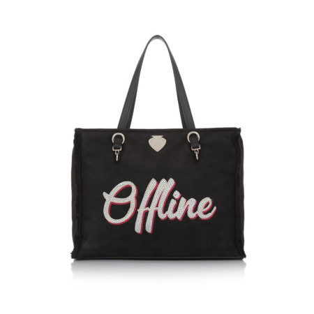 Borsa Donna Shopping Offline Le Pandorine Nero AI20DAX0261301  Valigeria.it