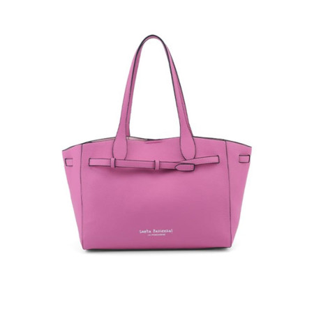 Borsa Donna Shopping Pazienza Le Pandorine Pink  Valigeria.it