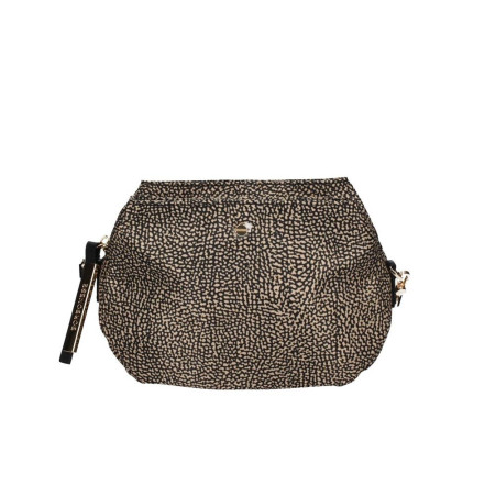 Borsa Donna Tracolla Borbonese Op NaturaleNero  Valigeria.it