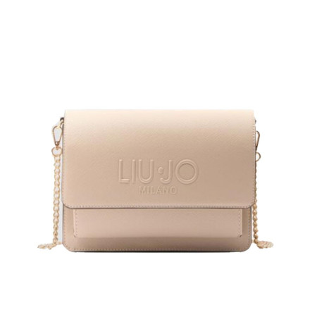 Borsa donna tracolla con catenella Halone Liu Jo AA5152E008751308-Neutro Valigeria-it