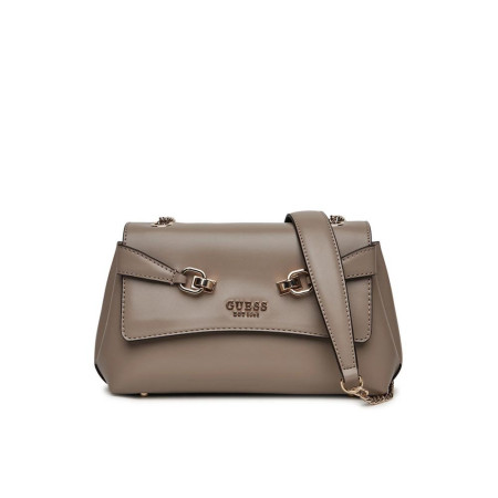 Borsa donna tracolla con catenella Lorelei Guess dark Taupe Valigeria-it