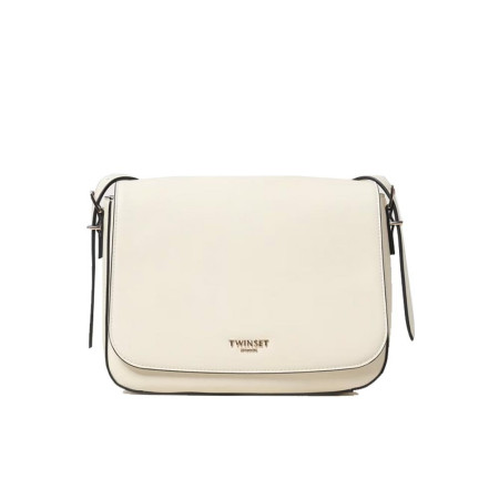 Borsa donna tracolla con patta Voyage Twinset 251TB729000059 Madreperla Valigeria-it