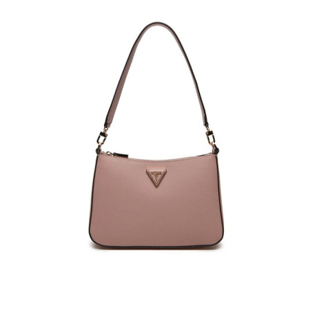 Borsa donna tracolla con zip sopra Eco Jazlynn Guess HWEZG952317-Rose Valigeria-it