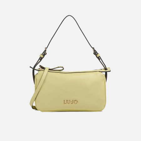 Borsa donna tracolla con zip sopra Liu Jo Arezu Avocado