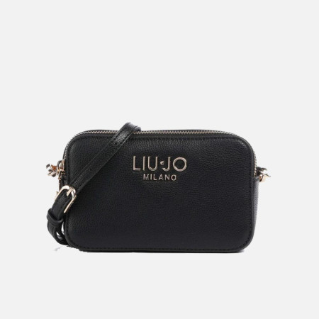 Borsa donna tracolla con zip sopra Liu Jo Ridhi Nero
