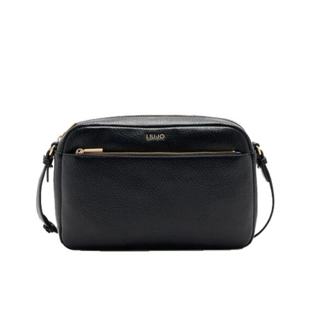 Borsa donna tracolla con zip superiore Liu Jo Caliwen Nero
