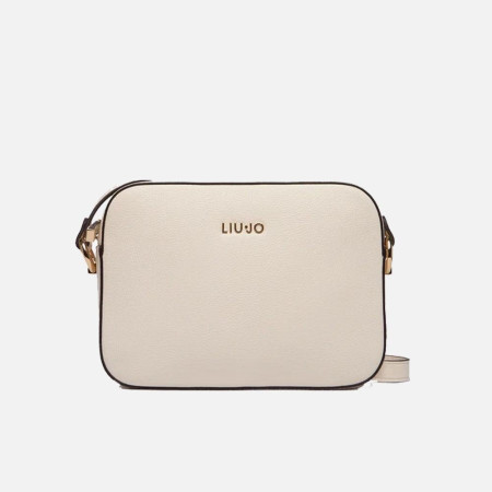 Borsa donna tracolla con zip superiore Liu Jo Manh Cream