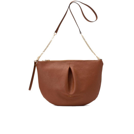 Borsa donna tracolla Maxi Pouch Cuoieria Fiorentina Emma Caramel