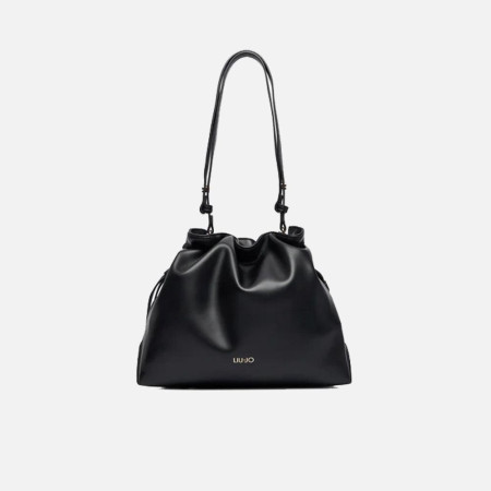 Borsa donna tracolla grande Liu Jo Ricci Nero 