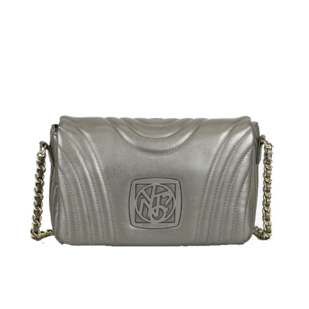 Borsa Donna Tracolla Grande Stripes YNot Platino  Valigeria.it