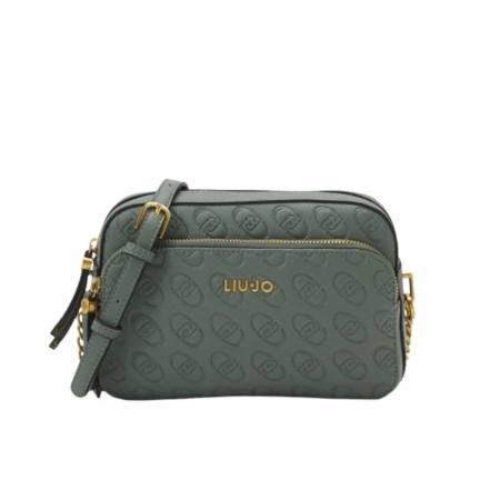 Borsa Donna Tracolla Liu Jo AF4198E0778X0223 Dark Jade Valigeria-it 