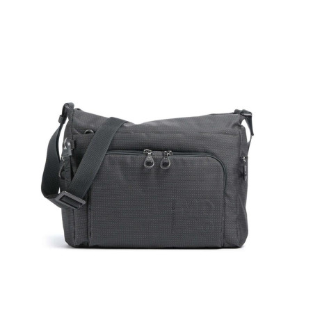 Borsa donna tracolla con zip sopra Mandarina Duck MD 20 Steel