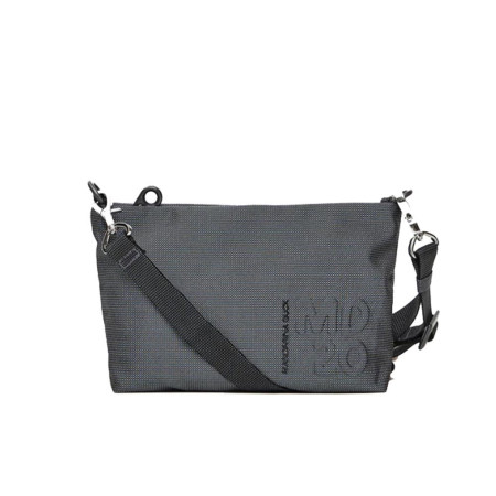 Borsa donna tracolla con zip sopra MD 20 Mandarina Duck Steel