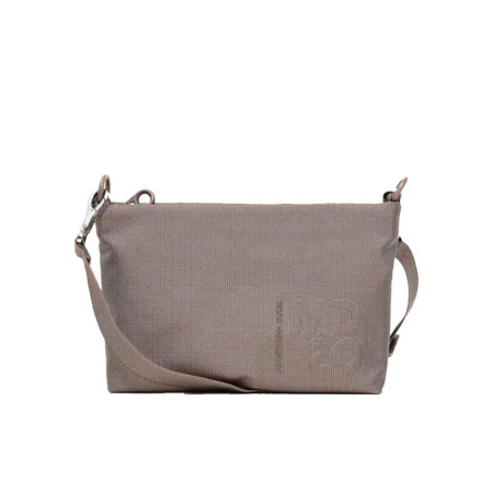 Borsa donna tracolla con zip sopra MD 20 Mandarina Duck Taupe