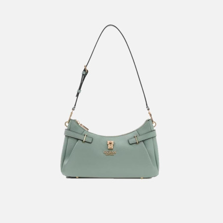 Borsa donna tracolla mezzaluna Guess Yesba Light Sage
