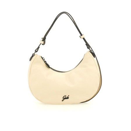 Borsa donna tracolla mezzaluna media Maite Gabs G010560T2X2428C2006 Ecrù Valigeria-it