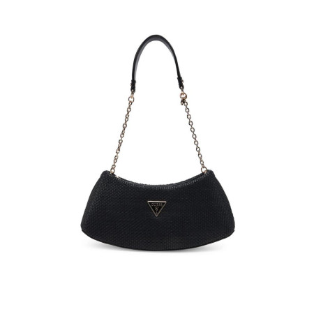 Borsa donna tracolla mezzaluna Phaedra Guess HWWG9638170-Black  Valigeria-it