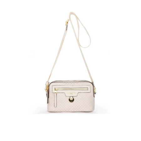 Borsa donna tracolla Norma Nannini 18450A-Off White Valigeria-it