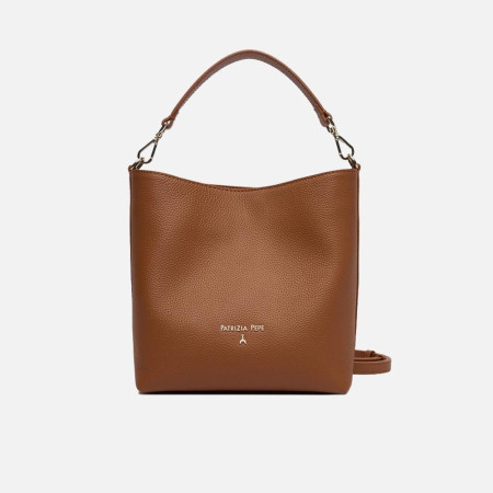 Borsa donna tracolla Patrizie Pepe Cuoio