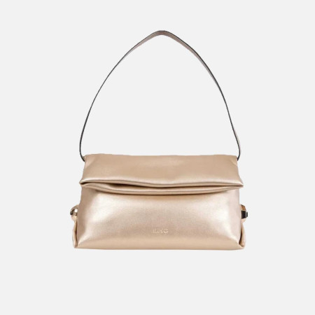 Borsa donna tracolla rettangolare Liu Jo Riccy Light Gold
