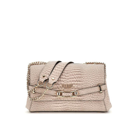 Borsa donna tracolla rettangolare Silvye Guess HWCG9527210-Taupe Valigeria-it