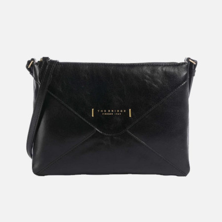 Borsa donna tracolla The Bridge Frida Nero/Oro
