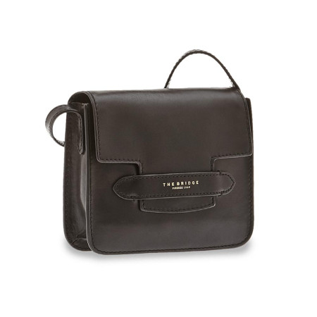 Borsa Donna Tracolla The Bridge Nero Oro  Valigeria.it