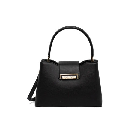 Borsa donna un manico con tracolla Harmony Twinset 251TD829000006 Nero Valigeria-it