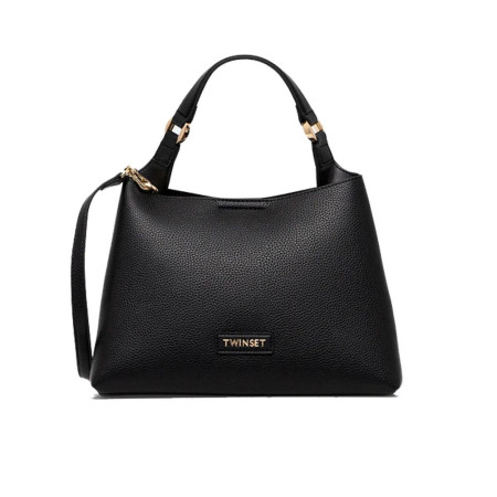 Borsa donna un manico con tracolla Timeless Twinset 251TD830000006 Nero Valigeria-it