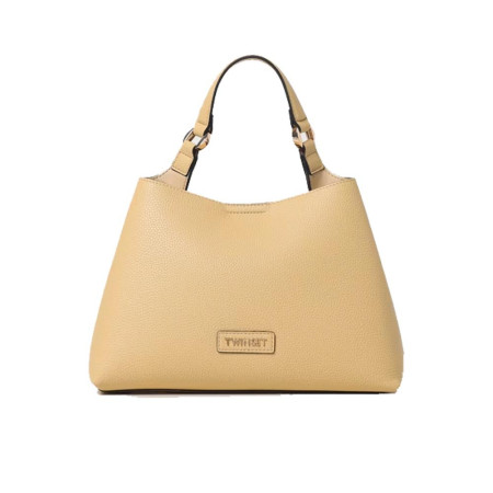 Borsa donna un manico con tracolla Timeless Twinset 251TD830000332-Curry Valigeria-it