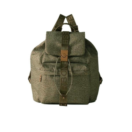 Borsa Donna Zainetto Borbonese Verde Miltare  Valigeria.it