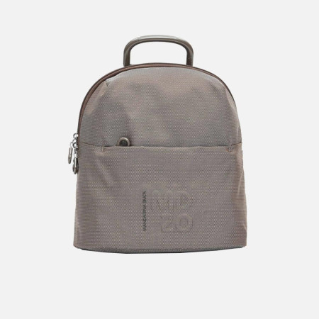 Borsa donna zainetto chiusura zip stondato Mandarina Duck MD 20 Taupe