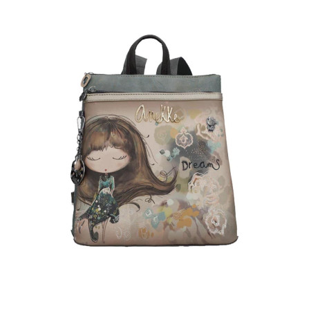 Borsa donna zainetto quadrato media Anekke Real Multicolor