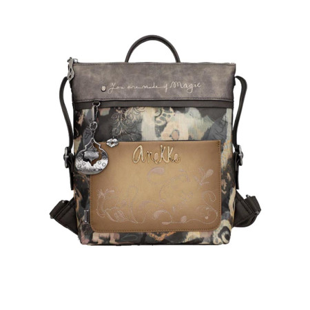 Borsa donna zainetto quadrato medio mochila Anekke Multicolor