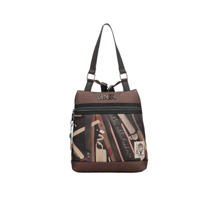 Borsa donna zainetto quadrato con manici Anekke Parisian Multicolor