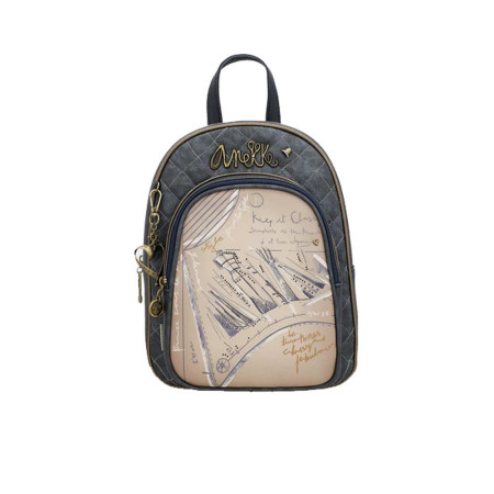 Borsa donna zainetto chiusura zip stondato Anekke Multicolor