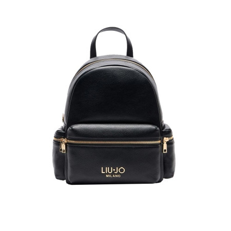 Borsa donna zainetto stondato Evrim Liu Jo AA5136E003322222-Nero Valigeria-it