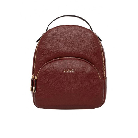 Borsa donna zainetto chiusura zip stondato Liu Jo Manh Red Wine