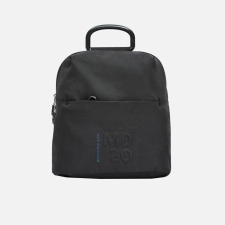 Borsa donna zainetto chiusura zip stondato Mandarina Duck MD 20 Black