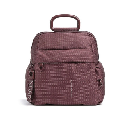 Borsa donna zainetto chiusura zip stondato Mandarina MD 20 Grape