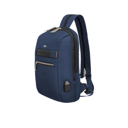 Borsello Monospalla Aeronautica Militare Blu  Valigeria.it