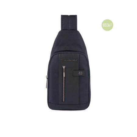 Borsello Monospalla Brief2 Piquadro Blu  Valigeria.it