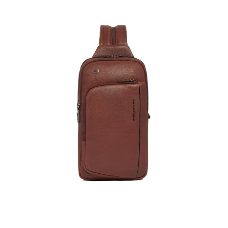 Borsello Monospalla Cronus Piquadro CA6686S134-Marrone Valigeria-it