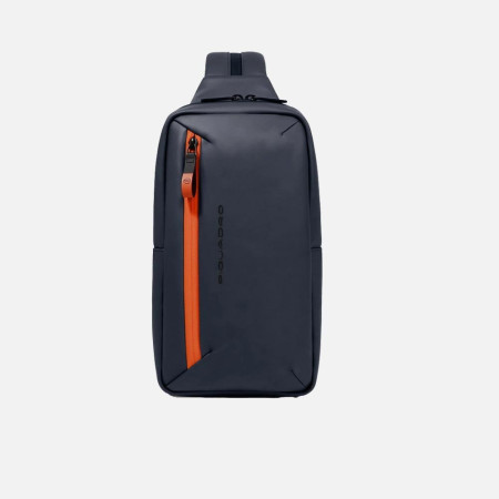 Borsello monospalla porta ipad con protezione Piquadro Corner 2.0 Blu