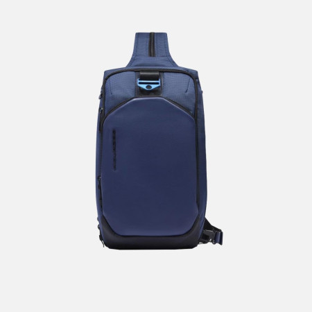 Borsello monospalla porta ipad mini Piquadro Pq-Earth Blu