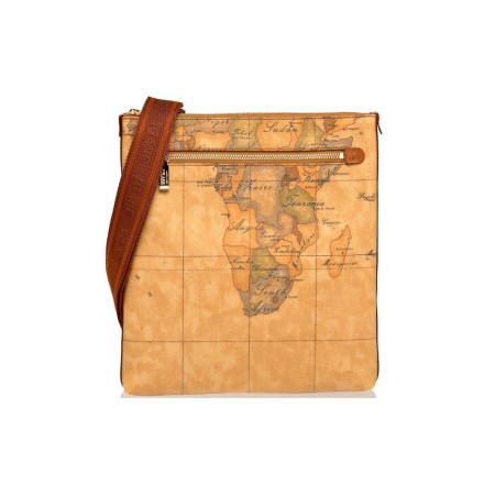 Borsello Piatto Medio Verticale Alviero Martini Naturale  Valigeria.it