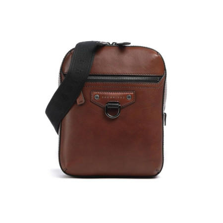 Borsello piatto con tasca anteriore The Bridge Marrone