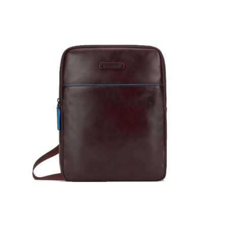 Borsello Porta Ipad Mini Blue Square Piquadro Mogano  Valigeria.it