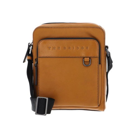 Borsello tozzo con tasca anteriore grande Damiano The Bridge Curry